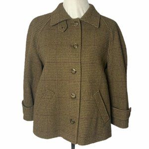 Ralph Lauren Brown Plaid Jacket 10